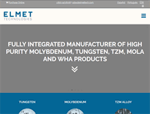 Tablet Screenshot of elmettechnologies.com